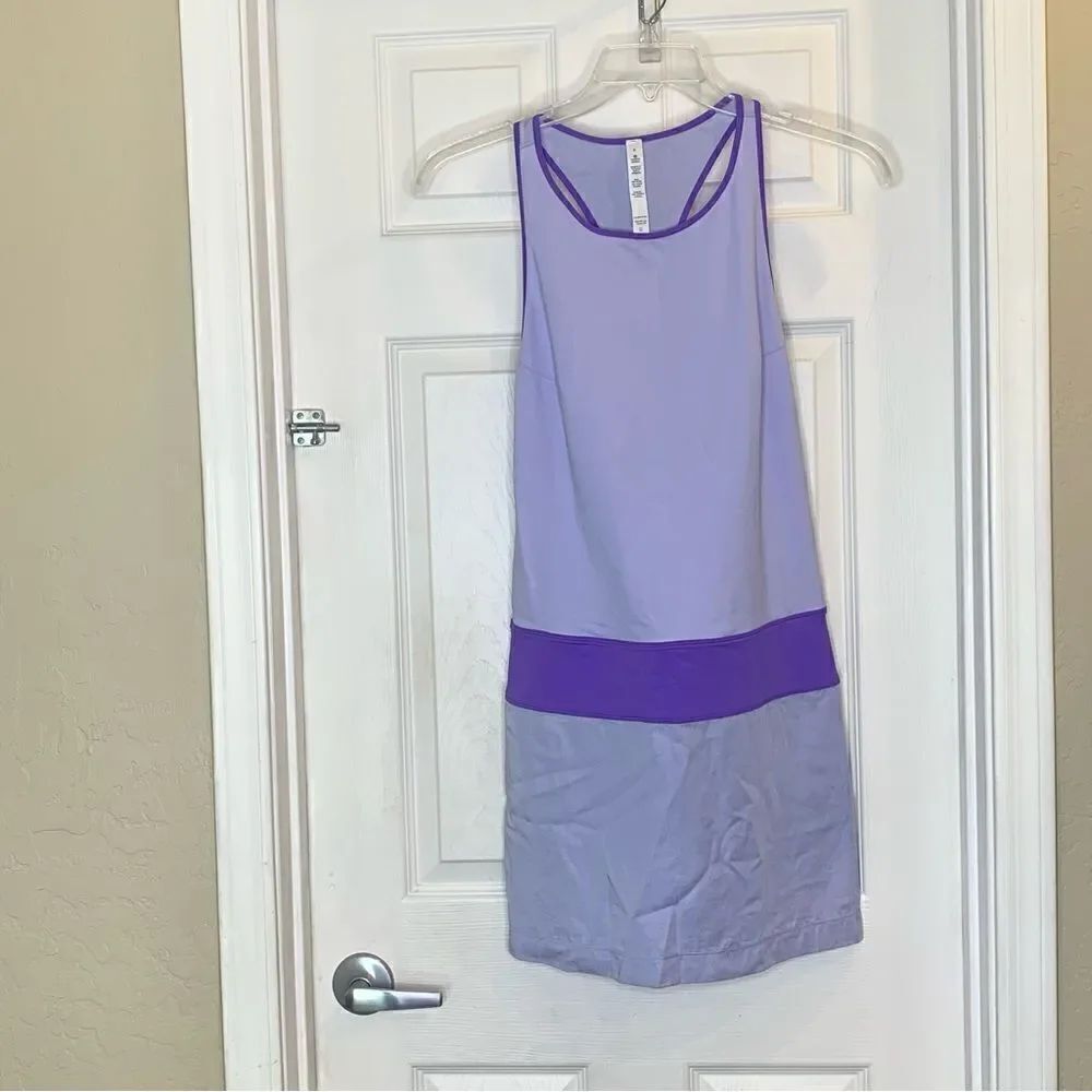 Lululemon Blissed Out Racerback Dress Cool Breeze Power Purple Size 6